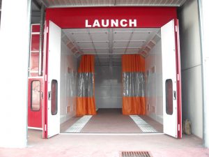 cabina de pintura para camiones de Launch Ibérica
