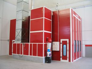 cabina pintura vehiculos industriales