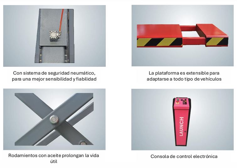 Elevador de tijera TLT635A