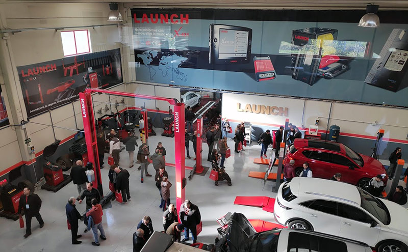 vista aérea feria profesional Launch Ibérica