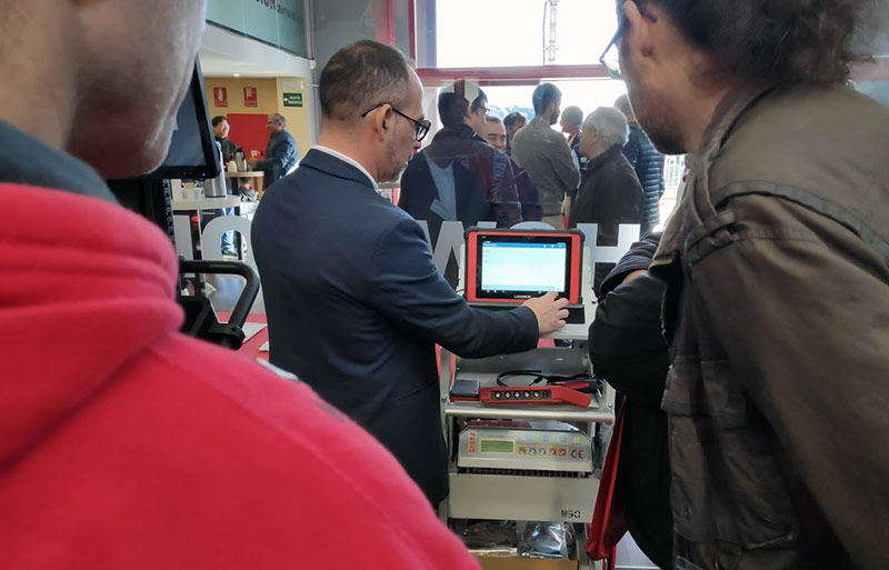 demostraciones diagnosis motor Feria Launch
